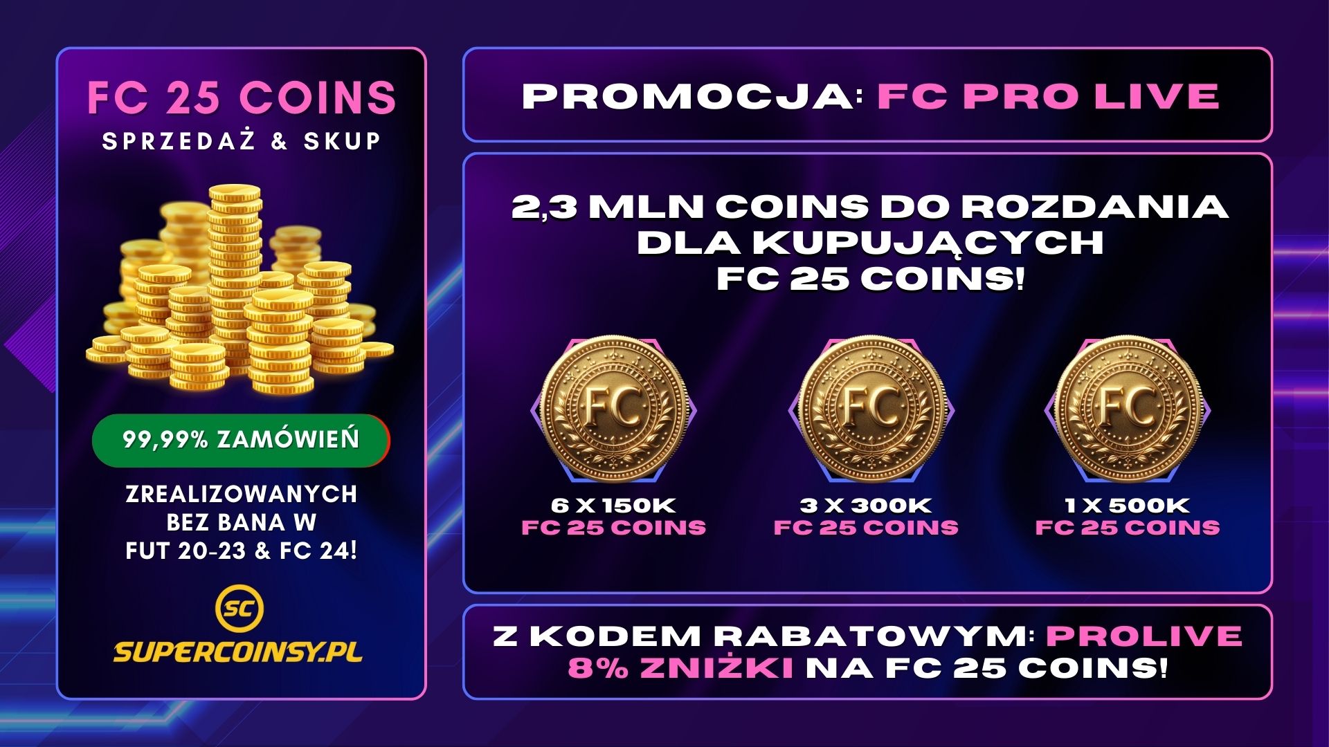 Promocja na FC 25 Coins: Pro Live